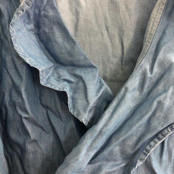Zara Trafaluc Denimwear Blouse - Picture 3 of 6